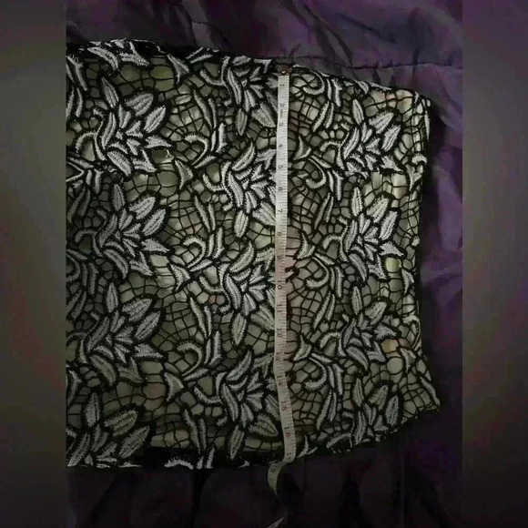 Adiva lace skirt black and beige size small - Picture 9 of 10